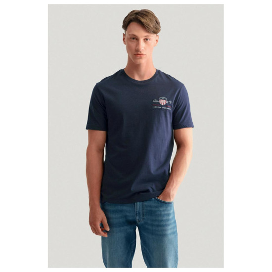 Gant Ανδρική κοντομάνικη μπλούζα Embroidered Archive Shield Tee
